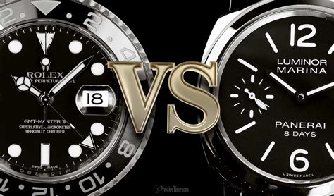 rolex explorer 1 vs panerai|panerai luminor vs rolex.